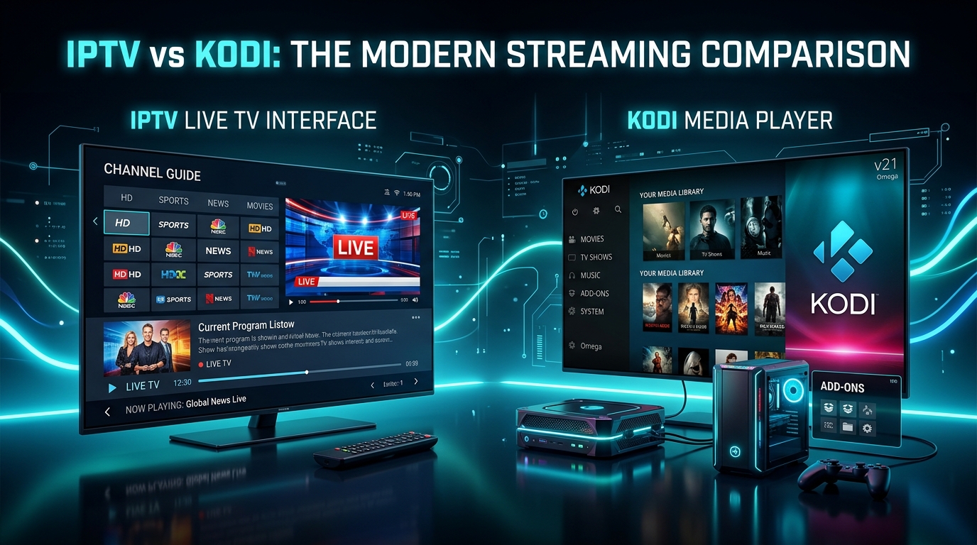 IPTV vs Kodi: What's the Difference and Which Is Better in 2026?
