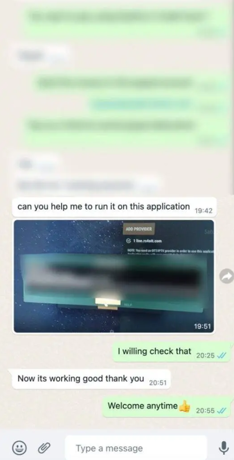 WhatsApp Testimonial
